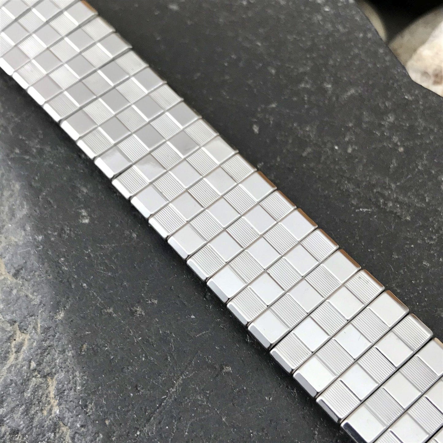 Hadley Elgin Stainless Steel Expansion Unused 18mm 19mm 1960s Vintage Watch Band