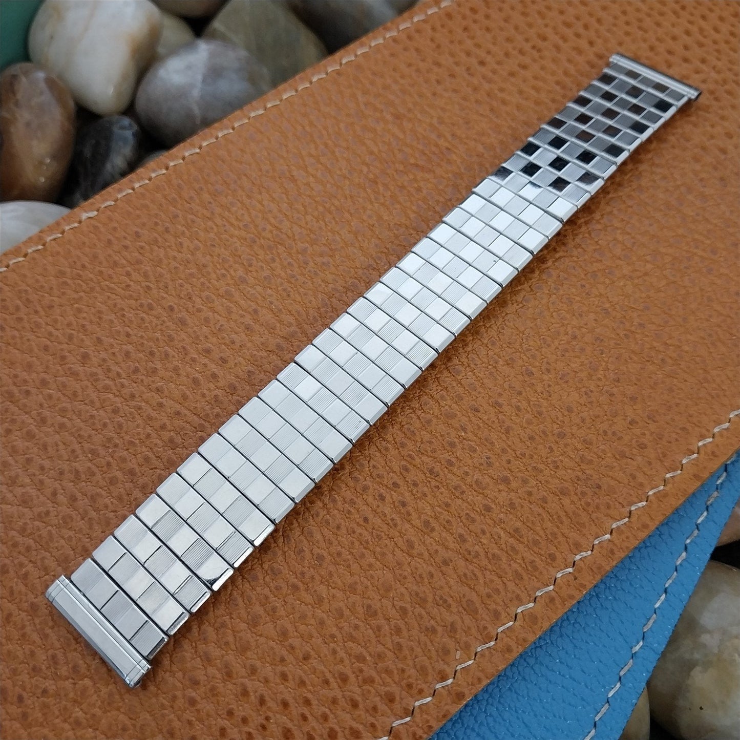 Hadley Elgin Stainless Steel Expansion Unused 18mm 19mm 1960s Vintage Watch Band