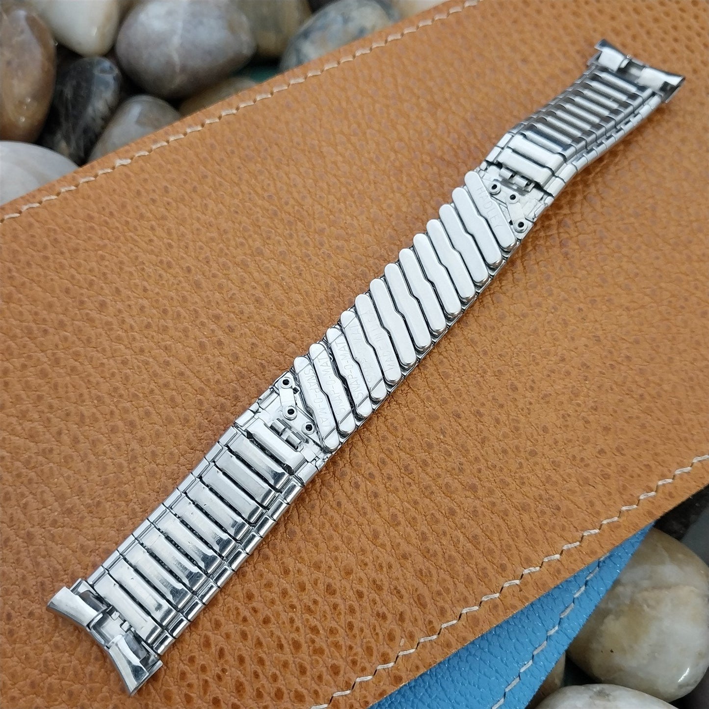 Hadley Elgin 18mm 19mm 11/16 Stainless Steel Expansion Unused Vintage Watch Band