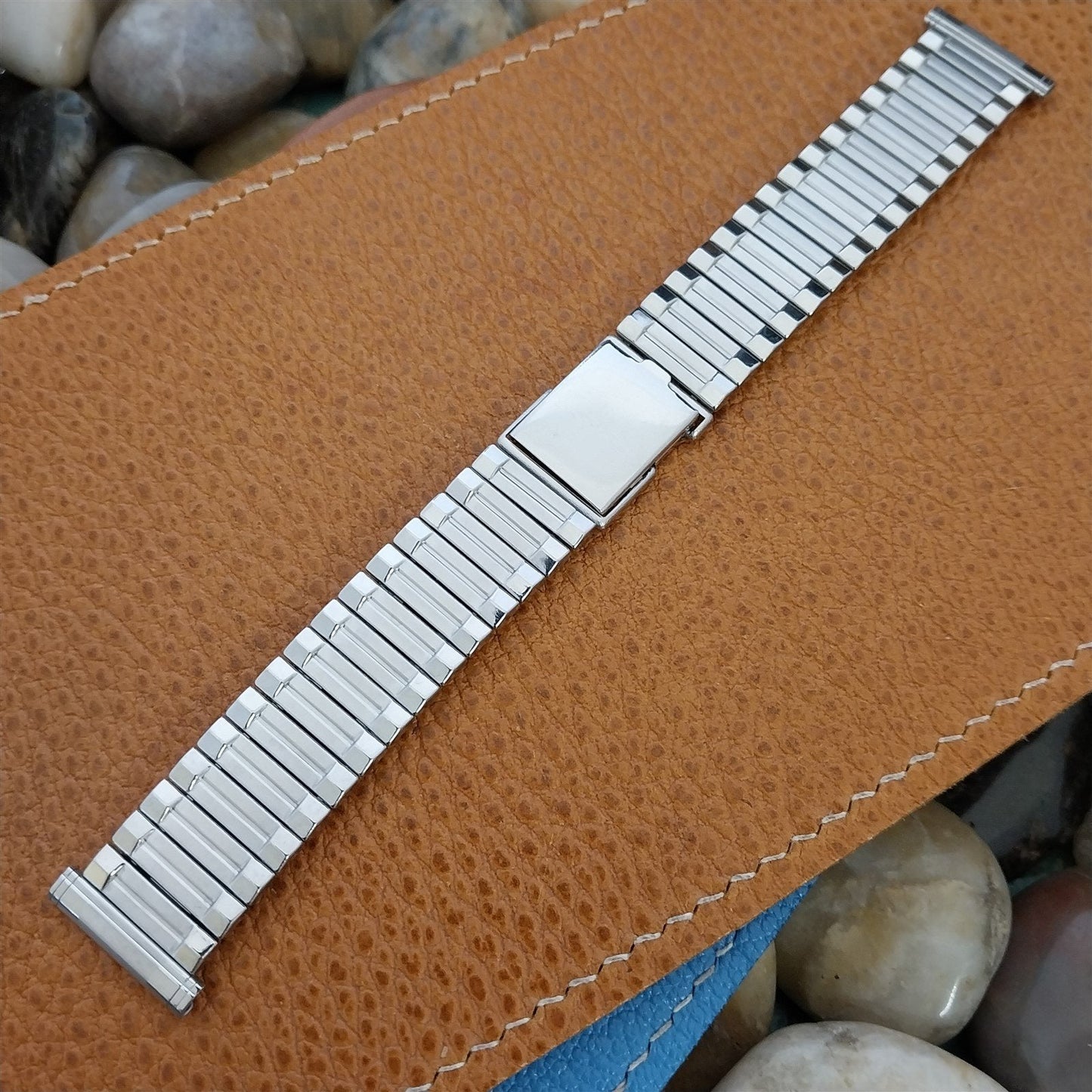 19mm Stainless Steel Hadley nos 1960s Vintage Watch Band