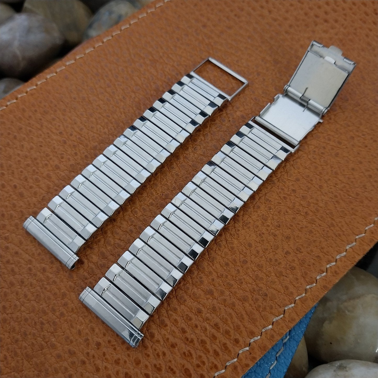 19mm Stainless Steel Hadley nos 1960s Vintage Watch Band