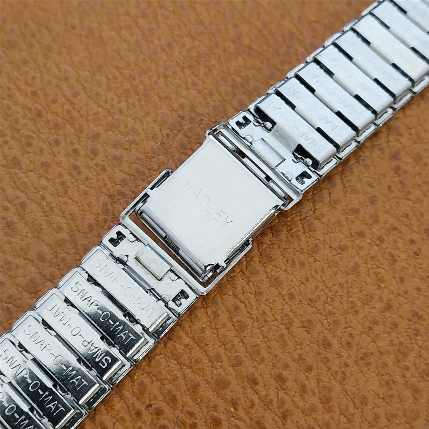 19mm 18mm Stainless Steel Hadley nos Unused 1960s Vintage Watch Band