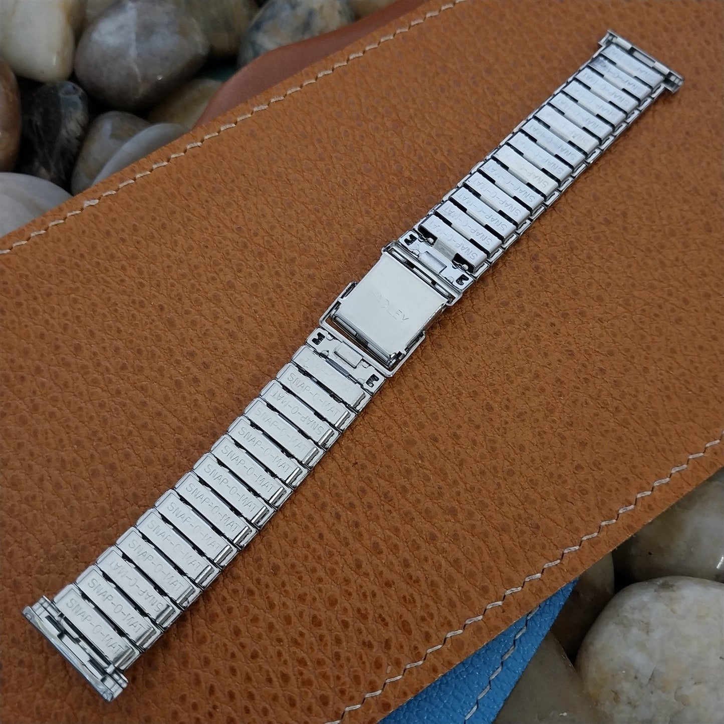 19mm 18mm Stainless Steel Hadley nos Unused 1960s Vintage Watch Band