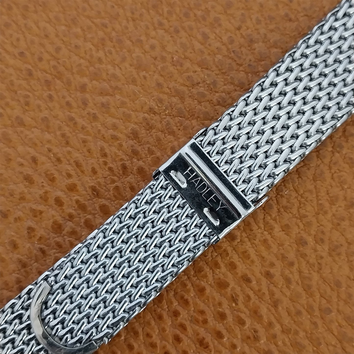 19mm 18mm 17mm Vintage Stainless Steel Mesh Hadley Unused 1960s Watch Band