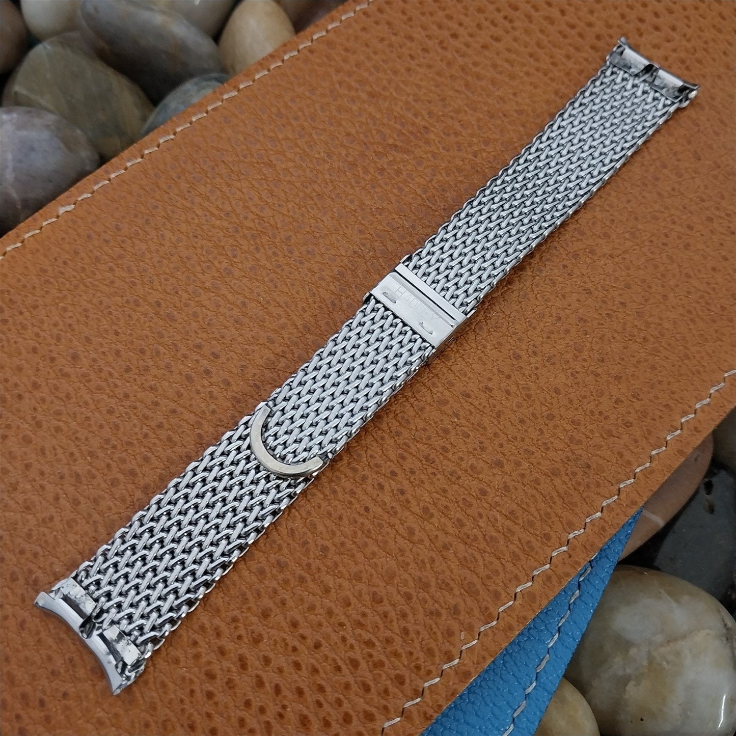 19mm 18mm 17mm Vintage Stainless Steel Mesh Hadley Unused 1960s Watch Band