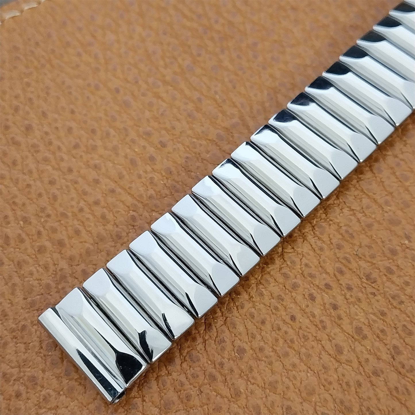 1950s Bellavance 5/8" Stainless Steel Expansion nos Vintage Watch Band