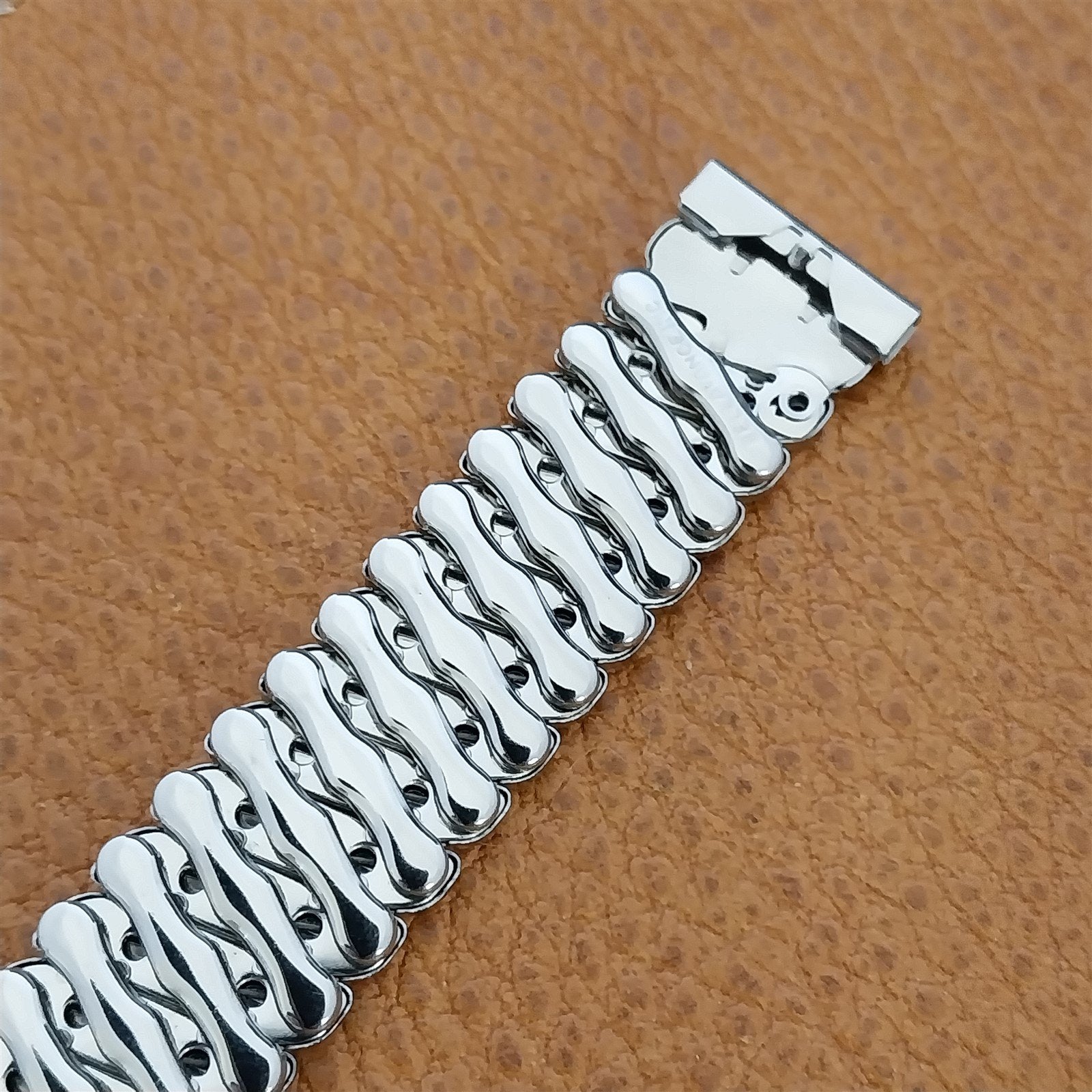 1950s Bellavance 5/8" Stainless Steel Expansion nos Vintage Watch Band