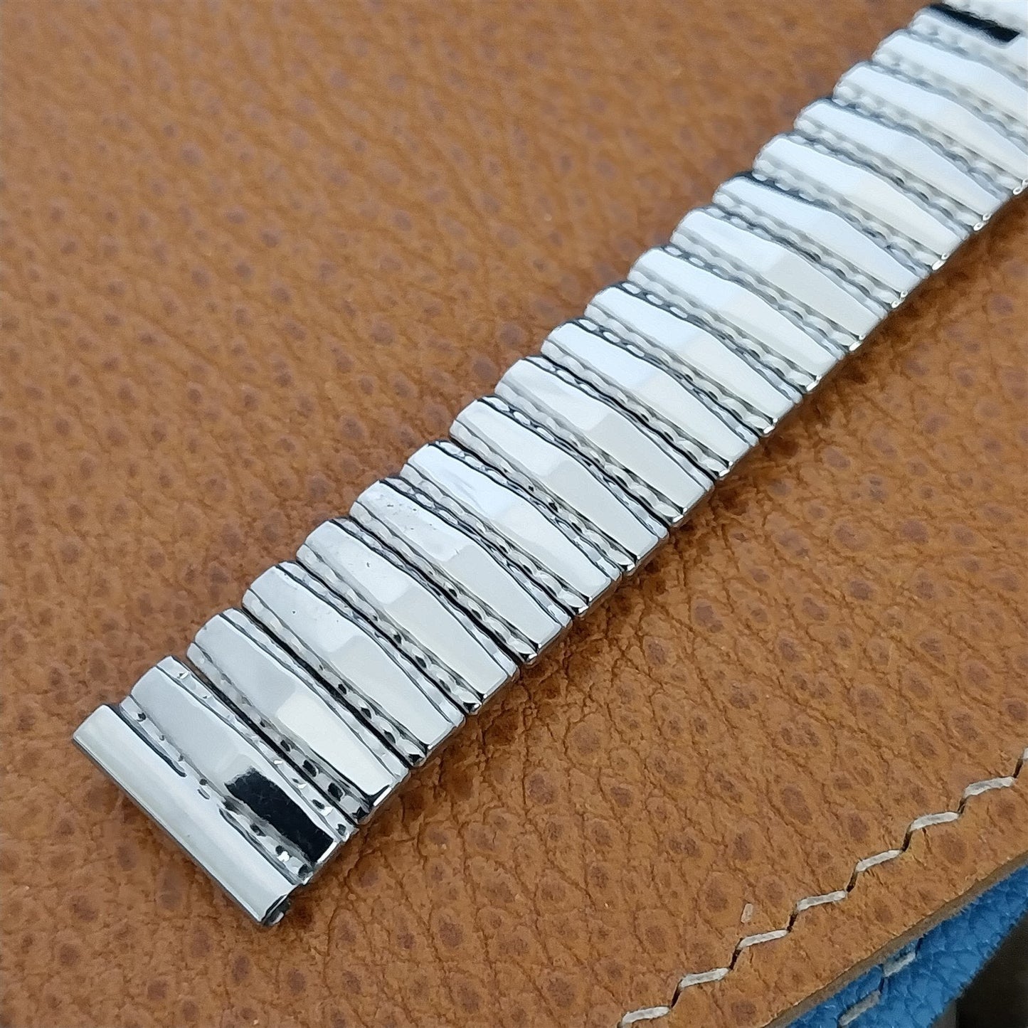 5/8" 1950s Bellavance Stainless Steel Expansion nos Unused Vintage Watch Band