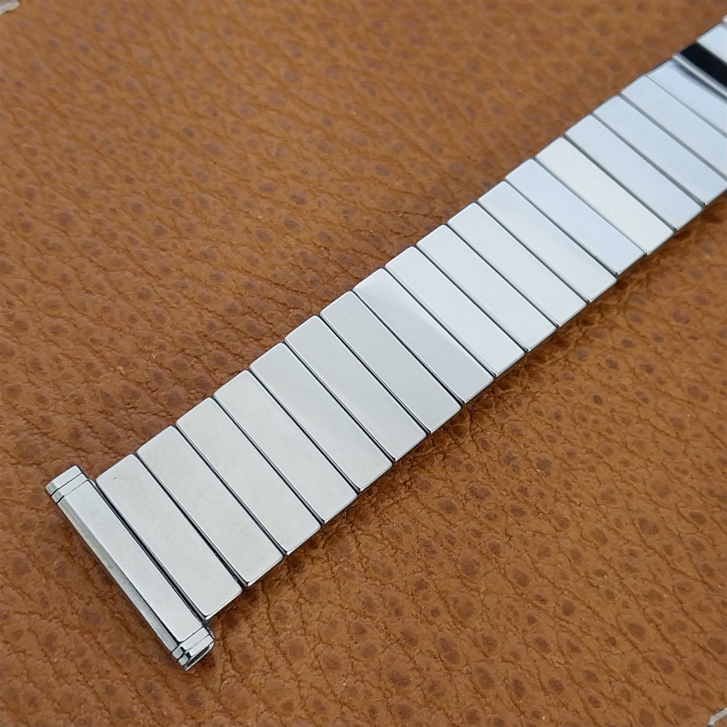 50s Bellavance Short Stainless Steel Expansion nos Vintage Watch Band 16mm-19mm