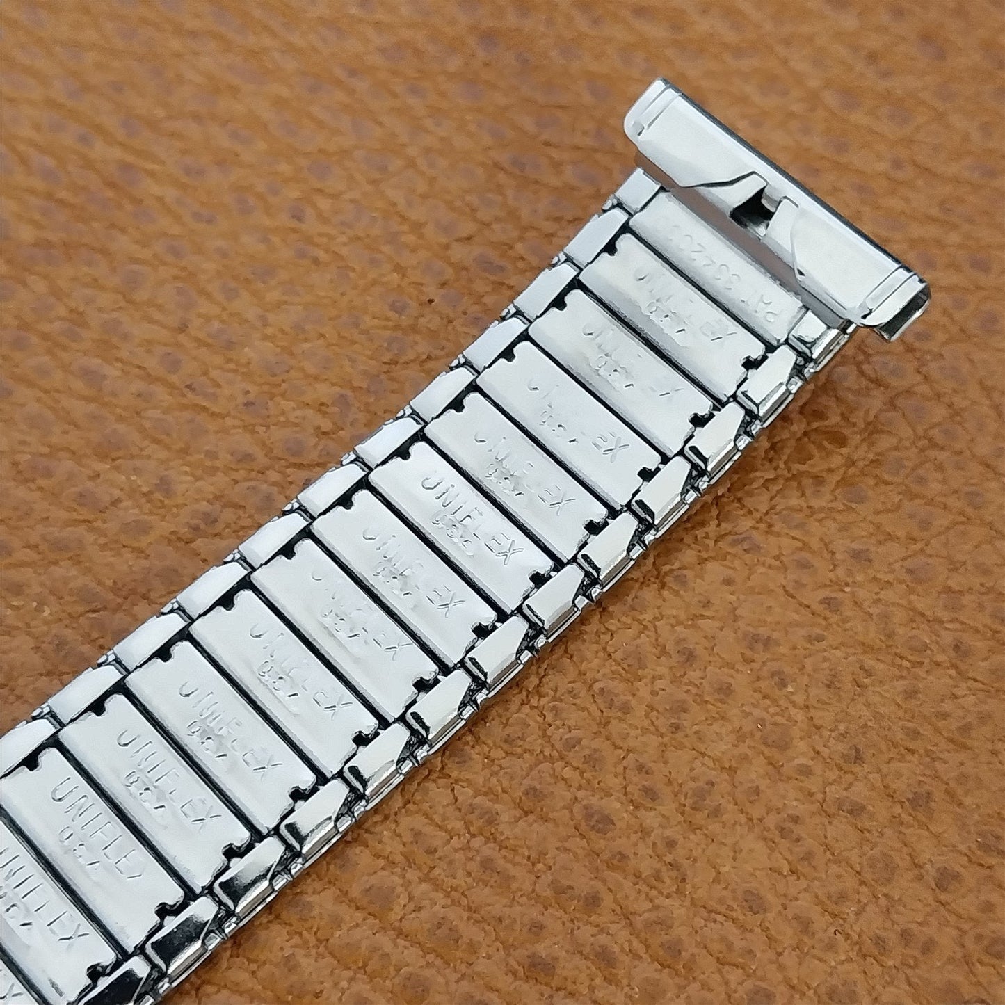 1950s Bellavance Stainless Steel Uniflex Slim Expansion nos Vintage Watch Band