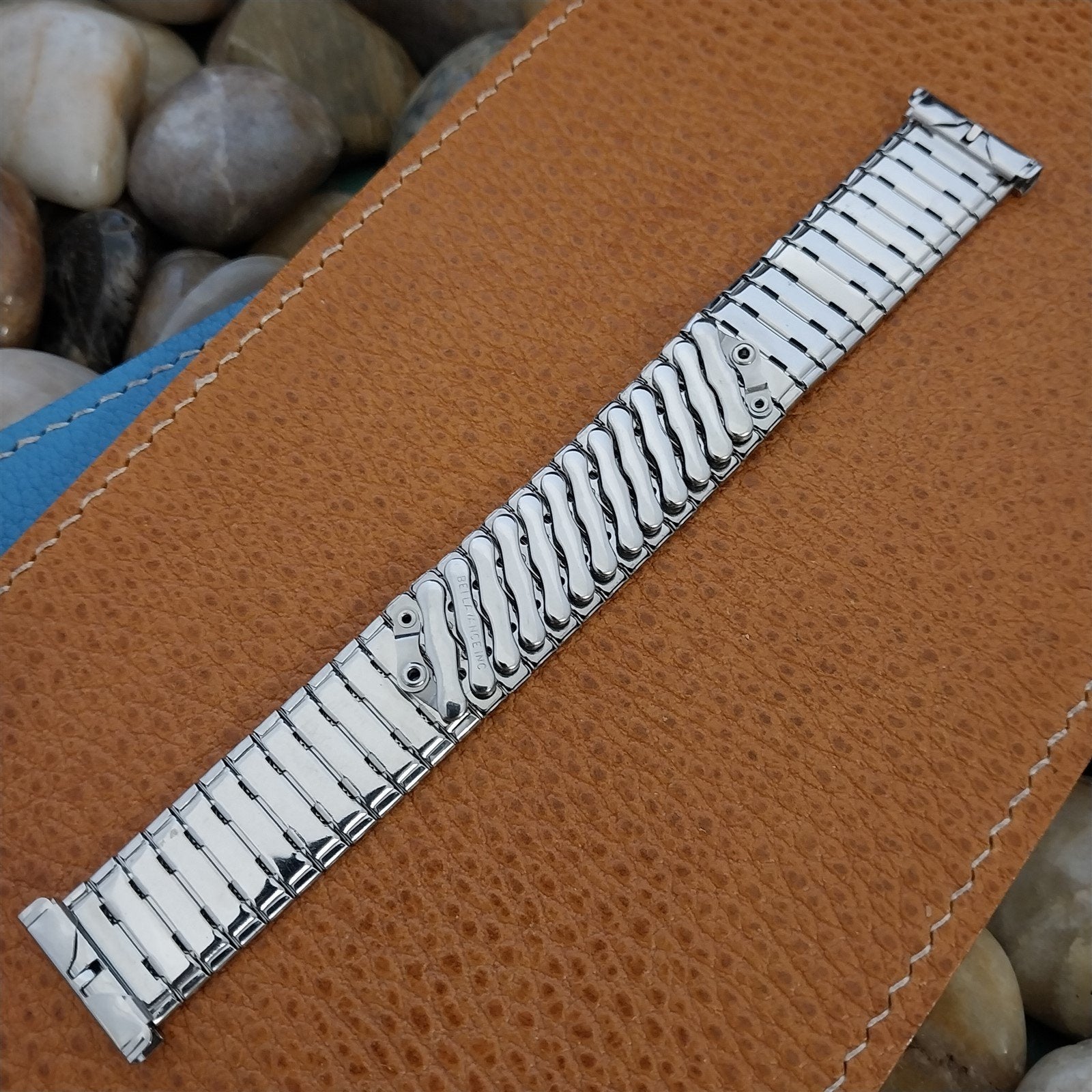 16mm 18mm 19mm 1950s Bellavance Stainless Steel Expansion nos Vintage Watch Band