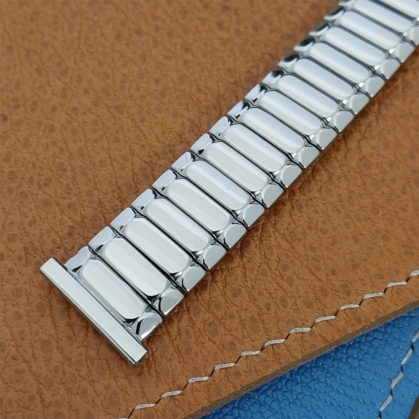 1950s Bellavance Stainless Steel Expansion nos Vintage Watch Band 16mm-19mm