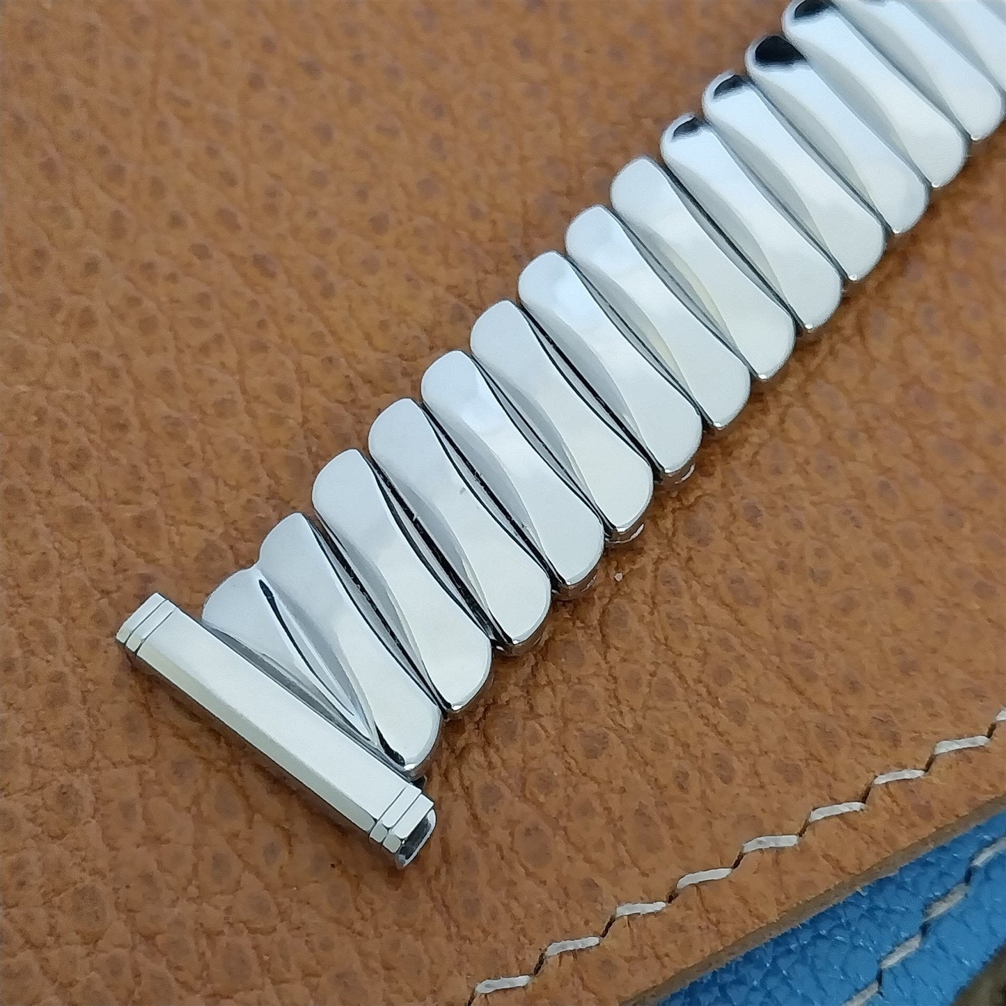 16mm 18mm 19mm Bellavance Stainless Steel Short Unused Vintage Watch Band