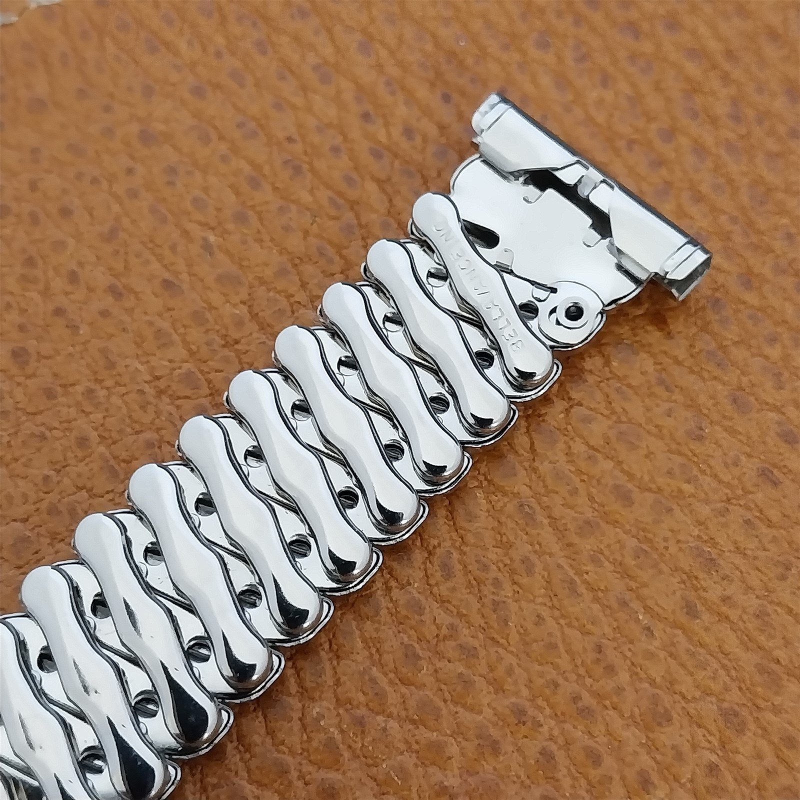 16mm 18mm 19mm Bellavance Stainless Steel Short Unused Vintage Watch Band