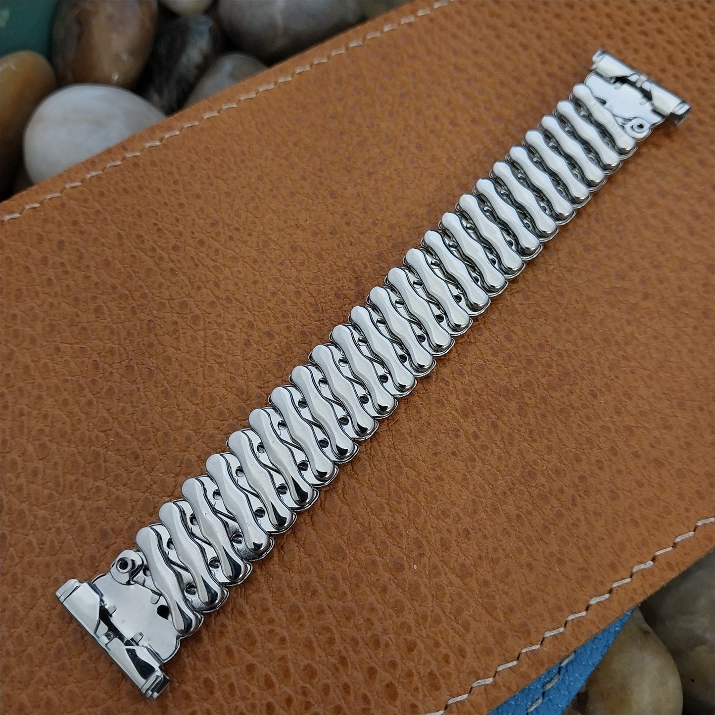 16mm 18mm 19mm Bellavance Stainless Steel Short Unused Vintage Watch Band