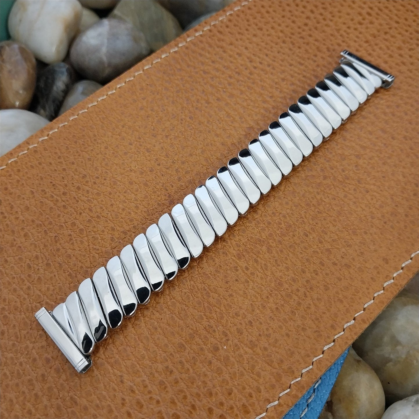 16mm 18mm 19mm Bellavance Stainless Steel Short Unused Vintage Watch Band