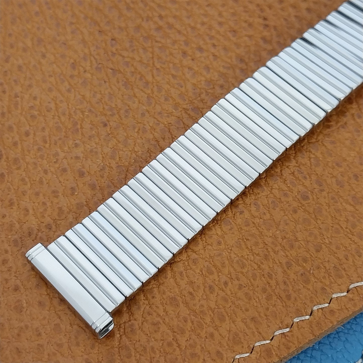 1950s Bellavance Stainless Steel Expansion nos Vintage Watch Band 16mm-19mm