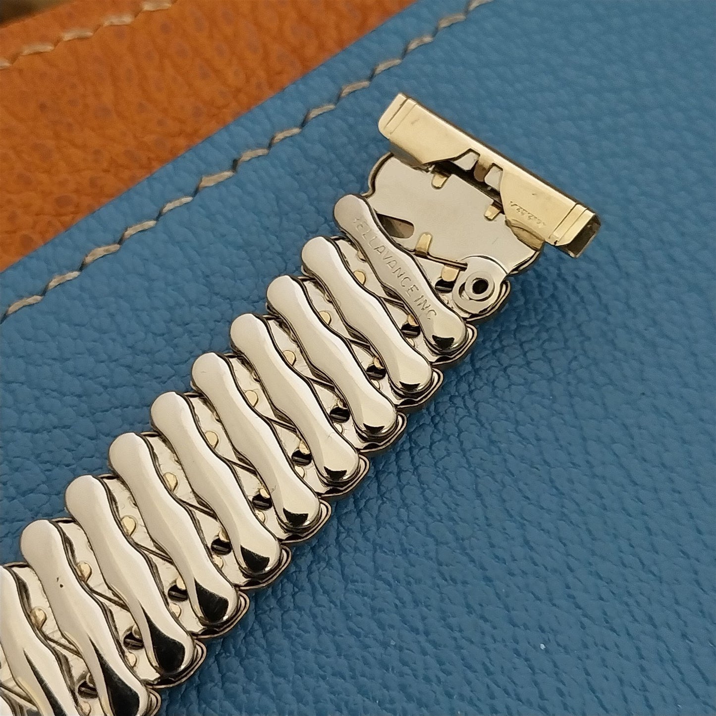 Bellavance short 10k Gold-Filled Expansion 1950s nos Vintage Watch Band