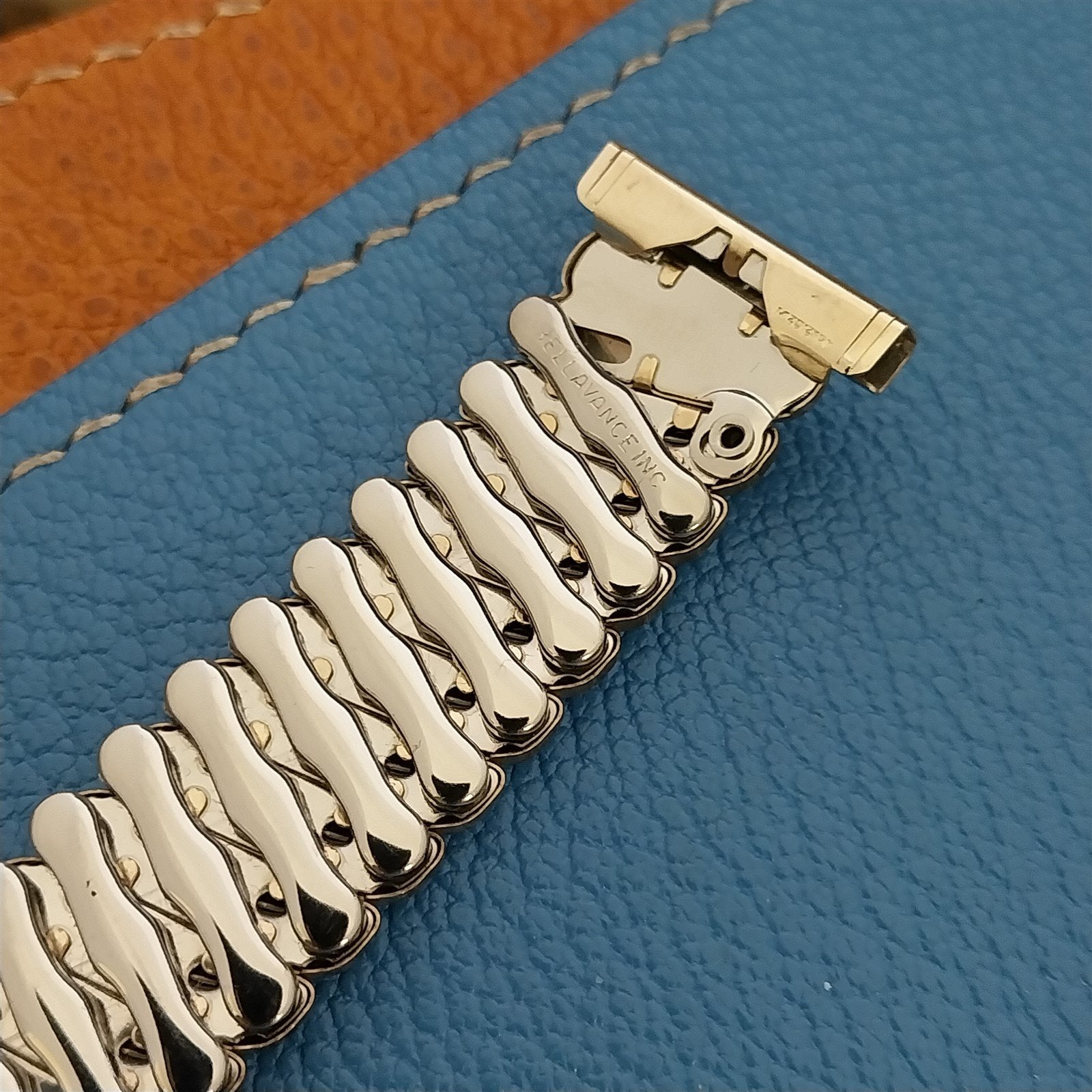 Bellavance short 10k Gold-Filled Expansion 1950s nos Vintage Watch Band