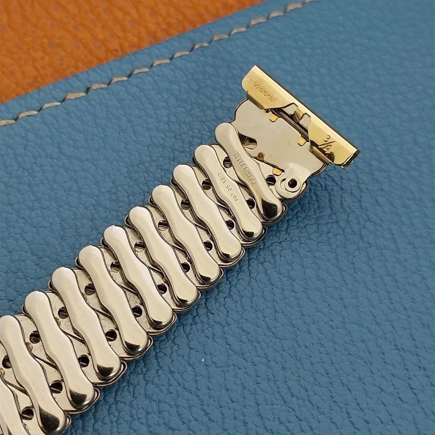 Bellavance short 10k Gold-Filled Expansion 1950s nos Vintage Watch Band