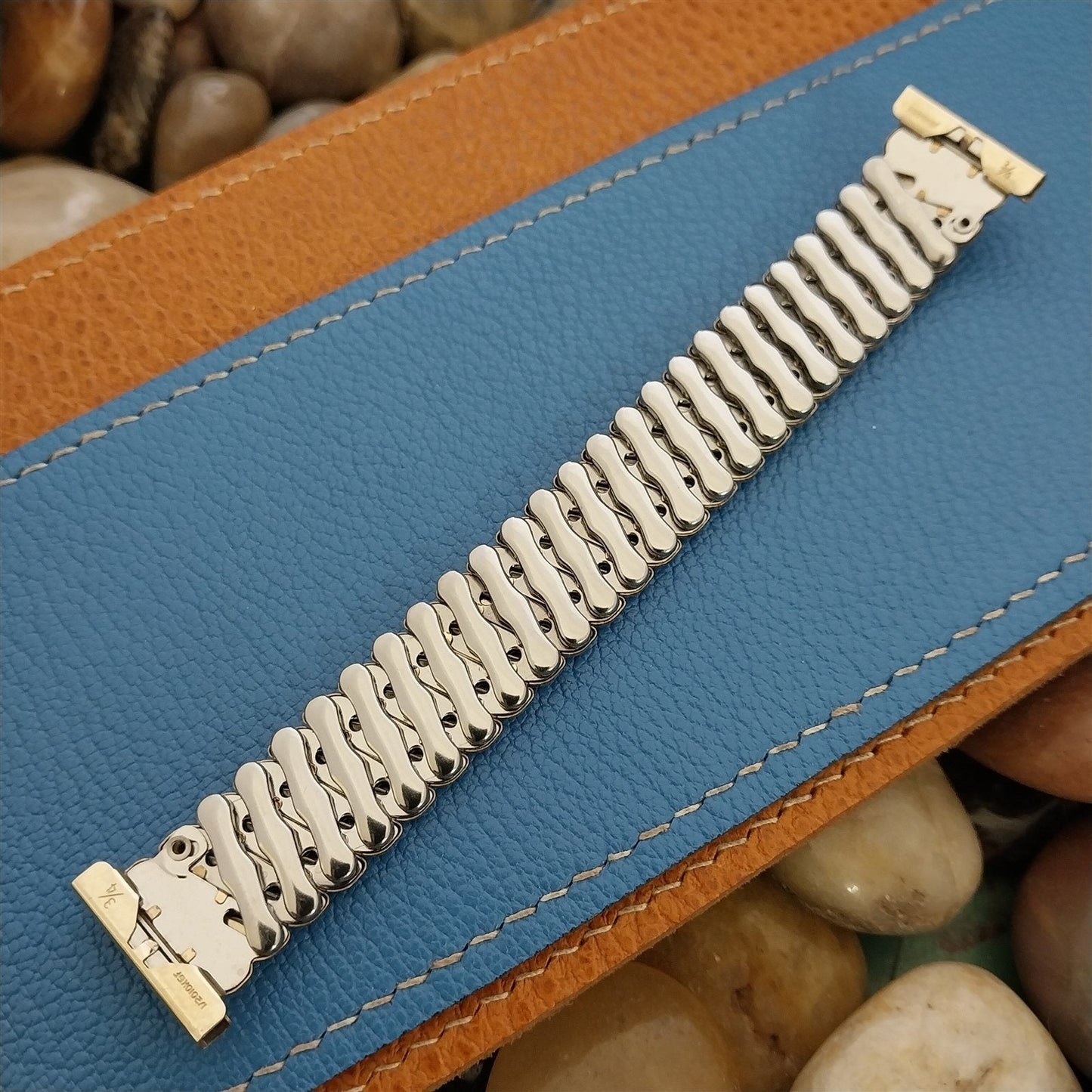 Bellavance short 10k Gold-Filled Expansion 1950s nos Vintage Watch Band