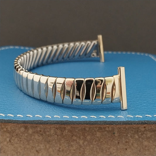 Long 10k Gold-Filled Bellavance USA nos 1960s Vintage Watch Band 16mm 18mm 19mm