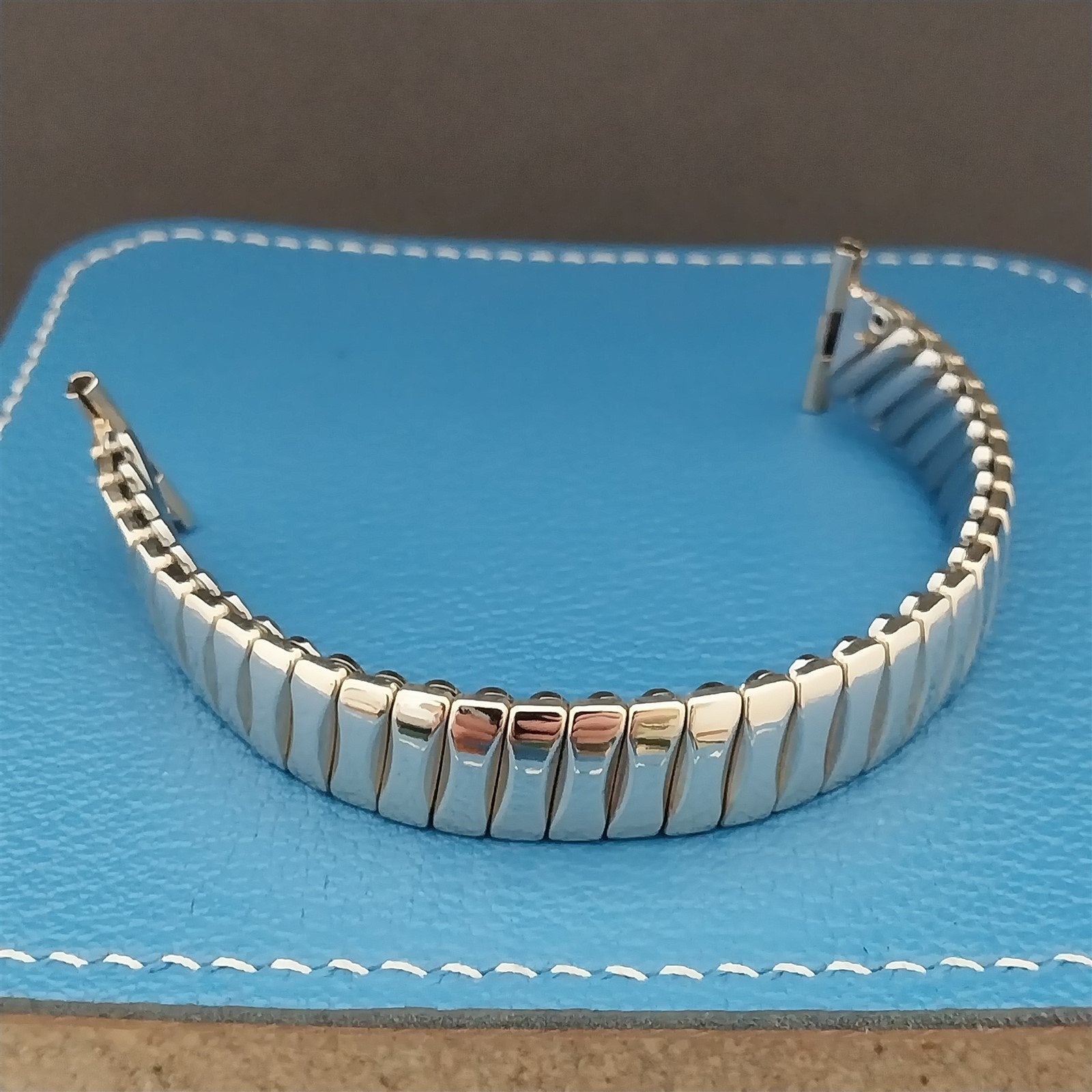 Long 10k Gold-Filled Bellavance USA nos 1960s Vintage Watch Band 16mm 18mm 19mm