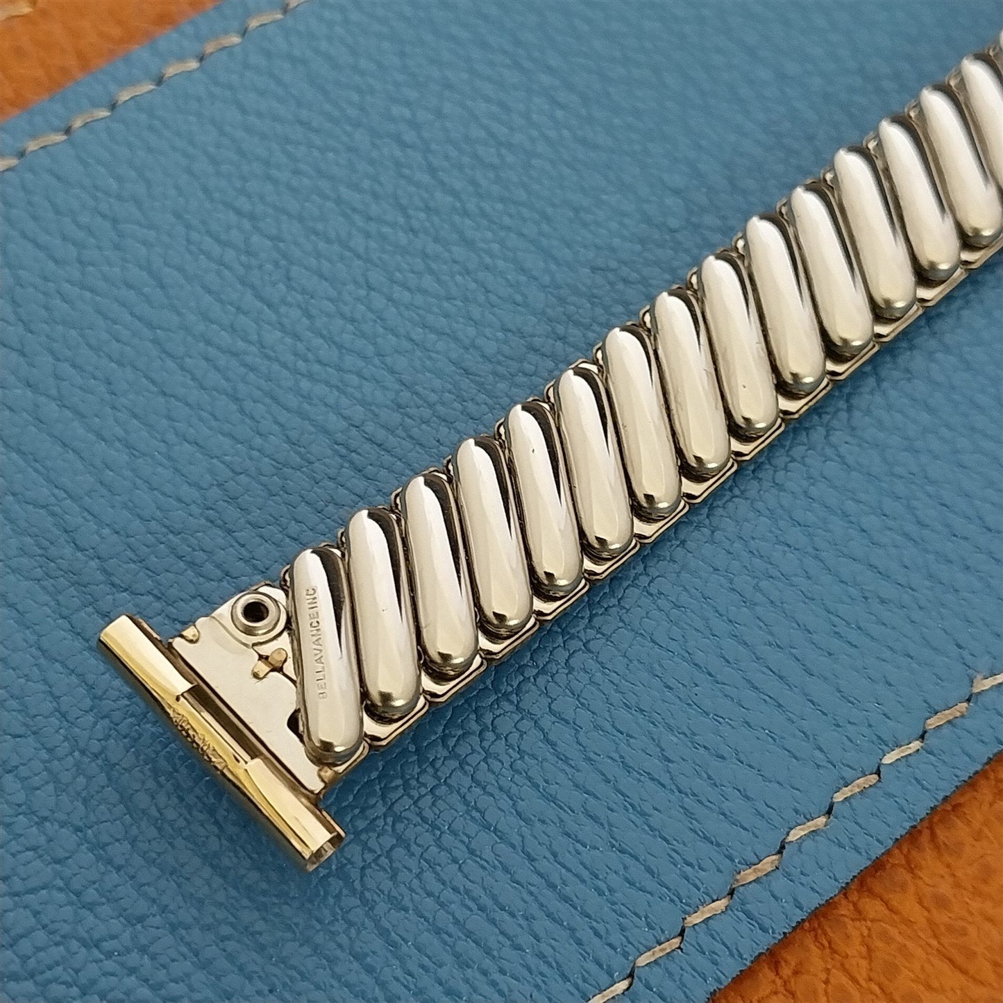 17.2mm 10k Gold-Filled Bellavance USA Short nos 1950s Vintage Watch Band