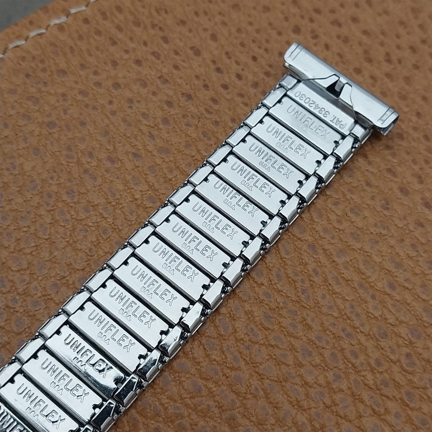 Uniflex USA Stainless Steel Expansion 1960s Vintage Watch Band 3/4" 11/16" 5/8"
