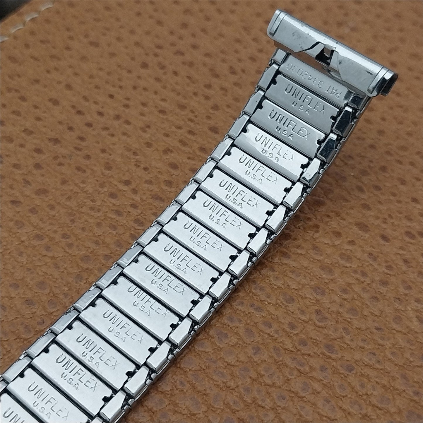 Uniflex USA Stainless Steel Expansion 1960s Vintage Watch Band 3/4" 11/16" 5/8"