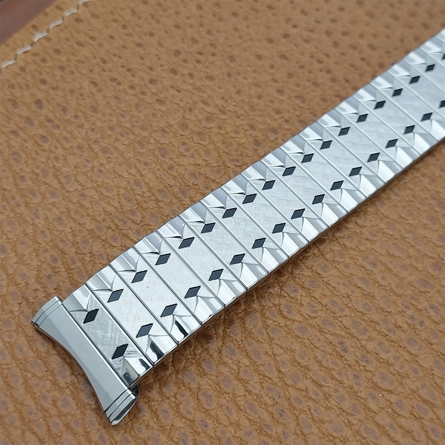 1960s 3/4" UniFlex USA Stainless Steel Old-Stock Expansion Vintage Watch Band