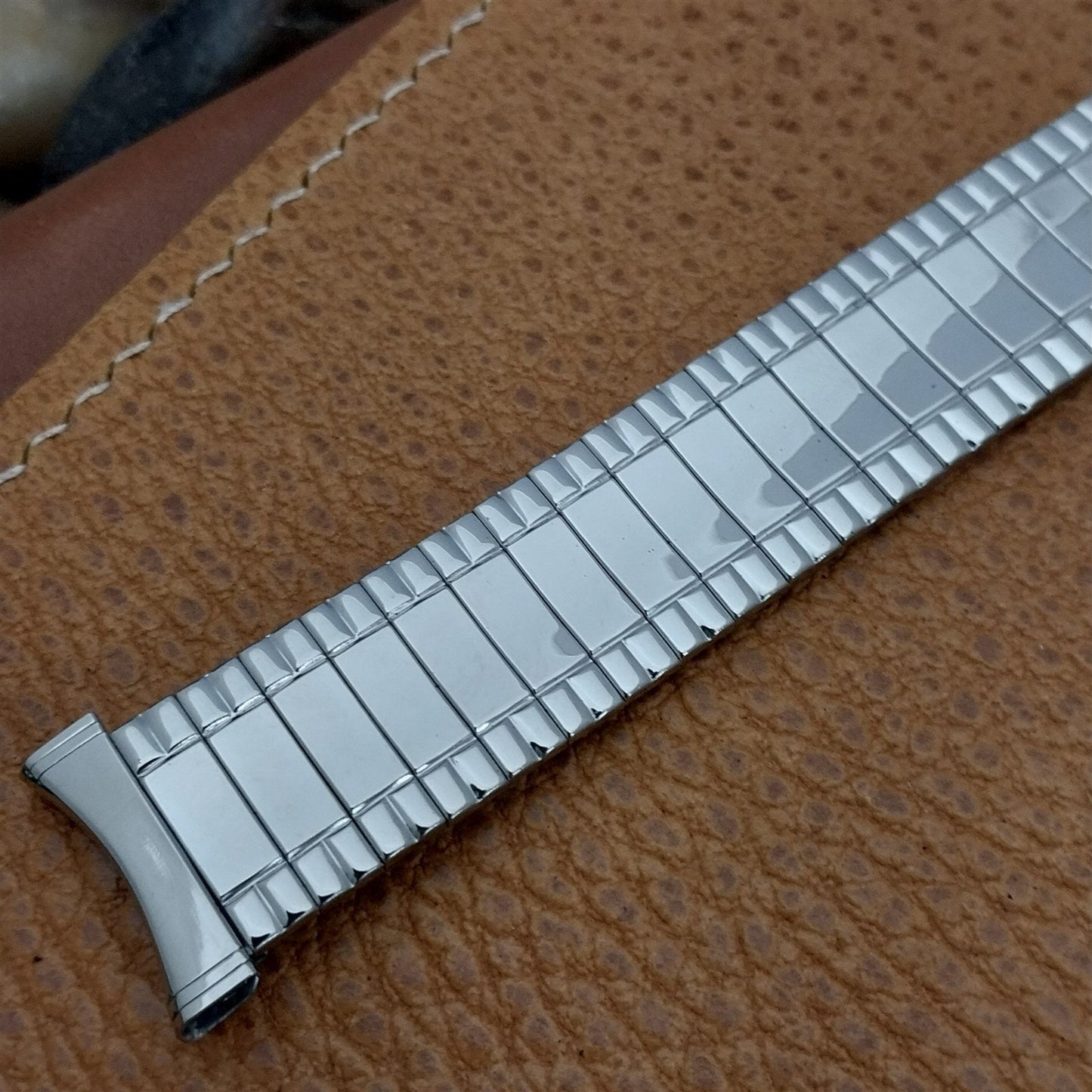 1960s 3/4" UniFlex USA Stainless Steel Old-Stock Expansion Vintage Watch Band