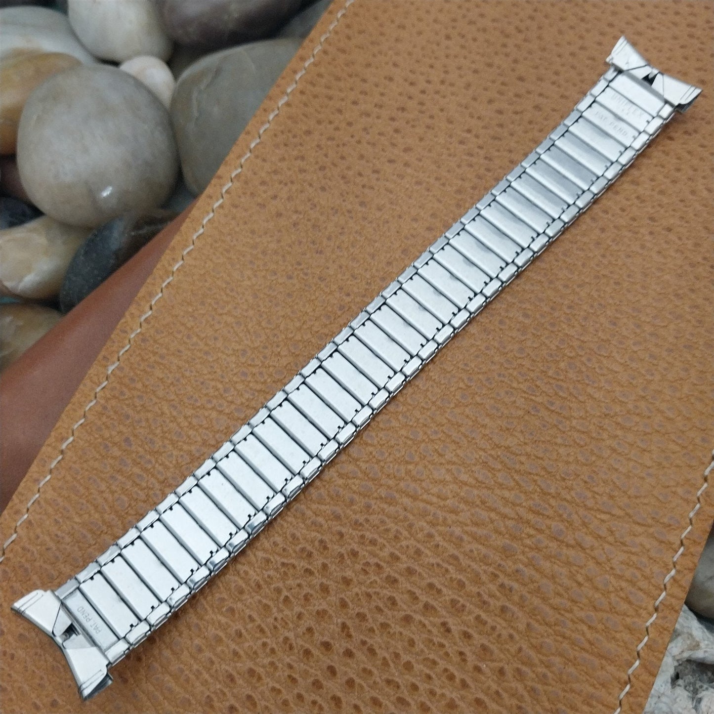 1960s 3/4" UniFlex USA Stainless Steel Old-Stock Expansion Vintage Watch Band