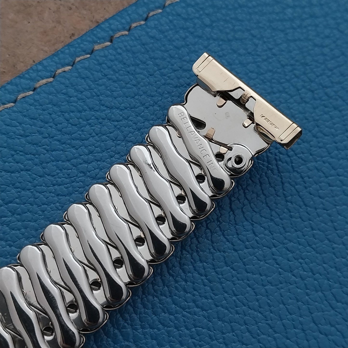 Short 10k Gold Filled 1950s Bellavance Expansion Vintage Watch Band nos