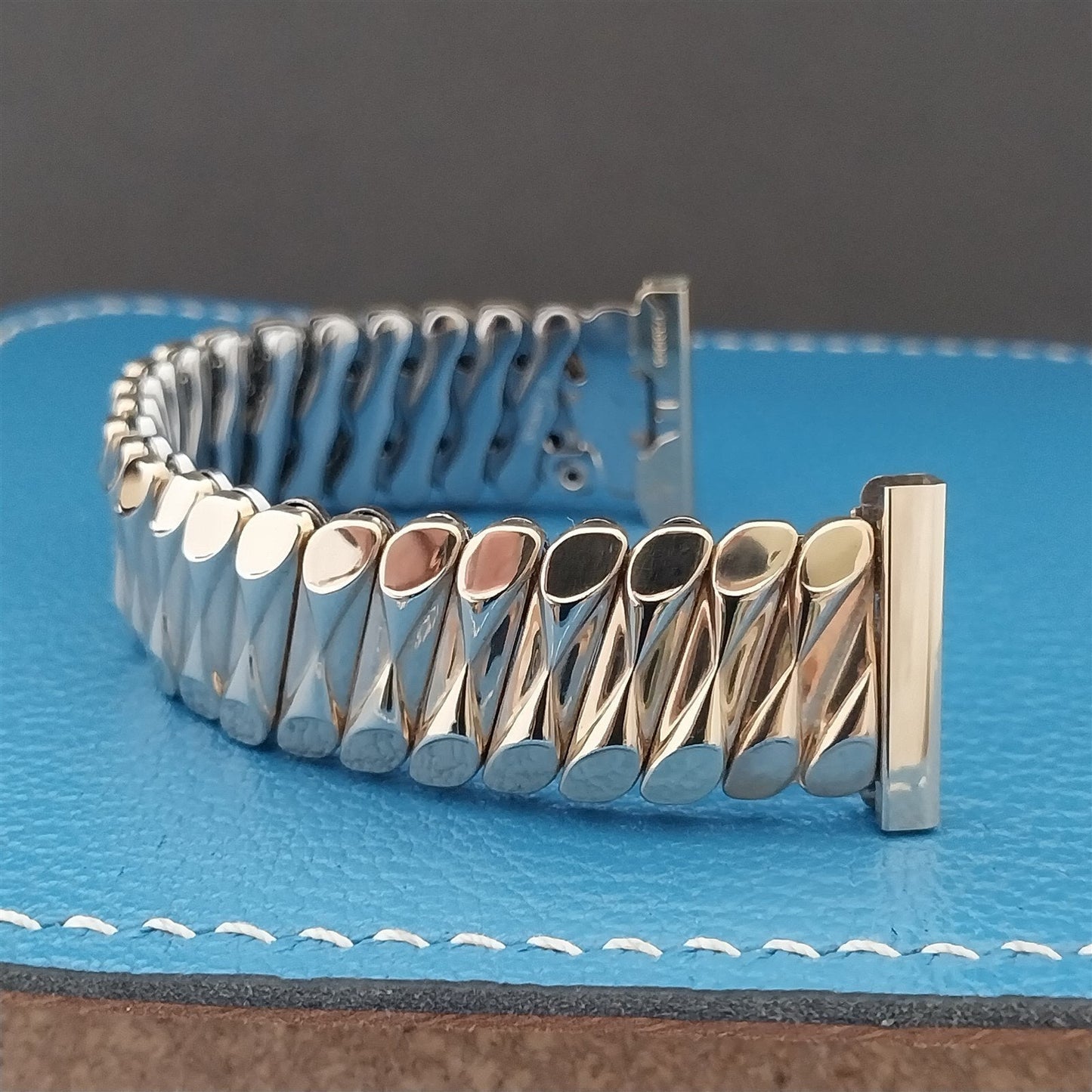 19mm 18mm 16mm Short Gold Filled 1950s Bellavance Expansion Vintage Watch Band