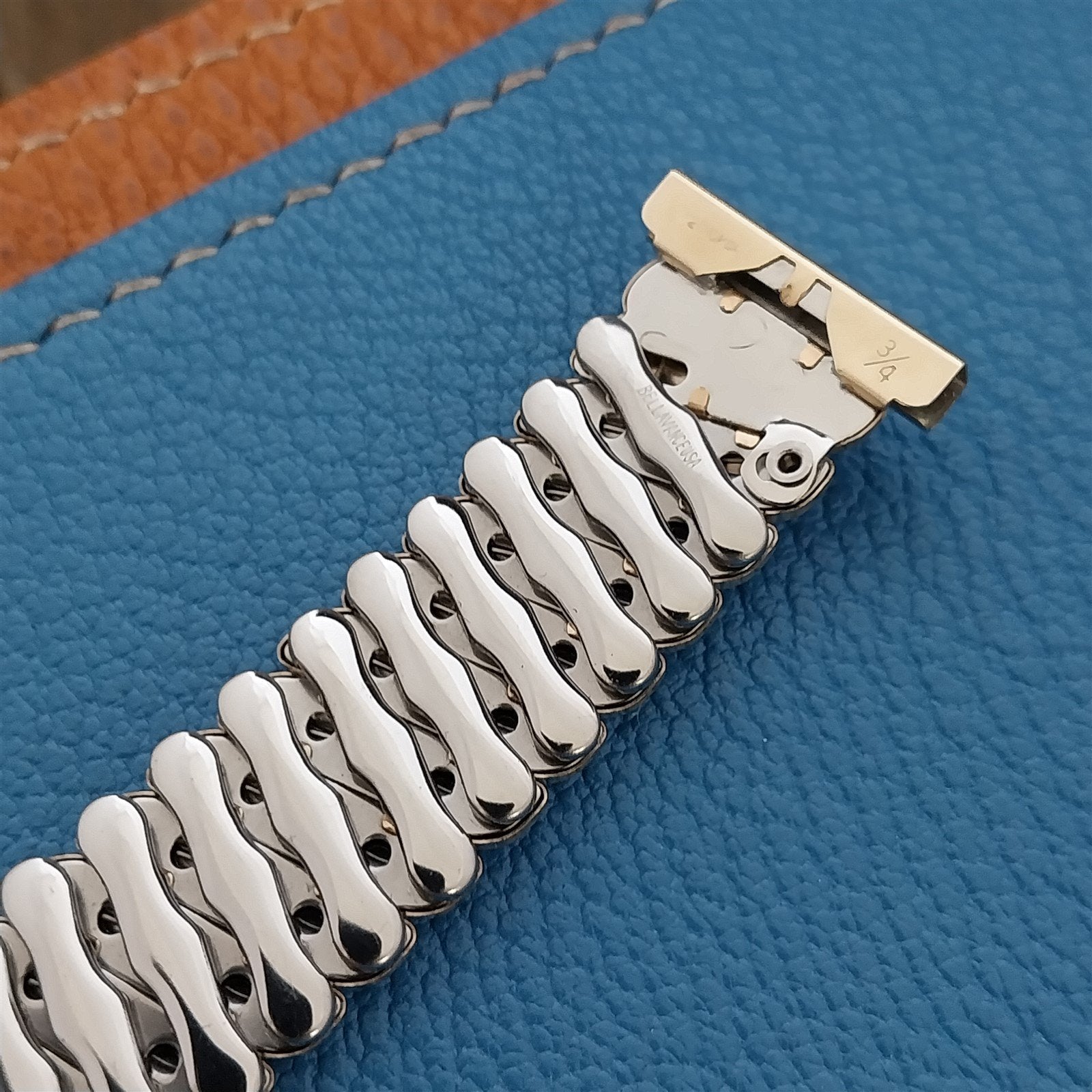 19mm 18mm 16mm Short Gold Filled 1950s Bellavance Expansion Vintage Watch Band