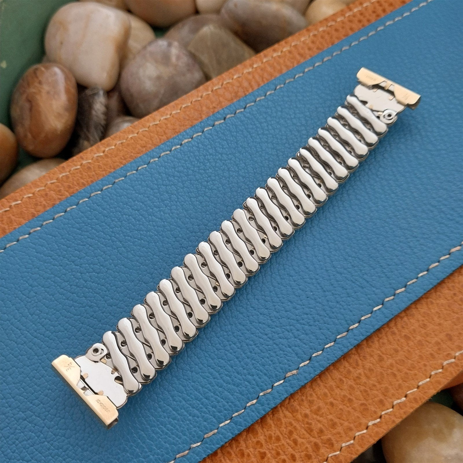 19mm 18mm 16mm Short Gold Filled 1950s Bellavance Expansion Vintage Watch Band