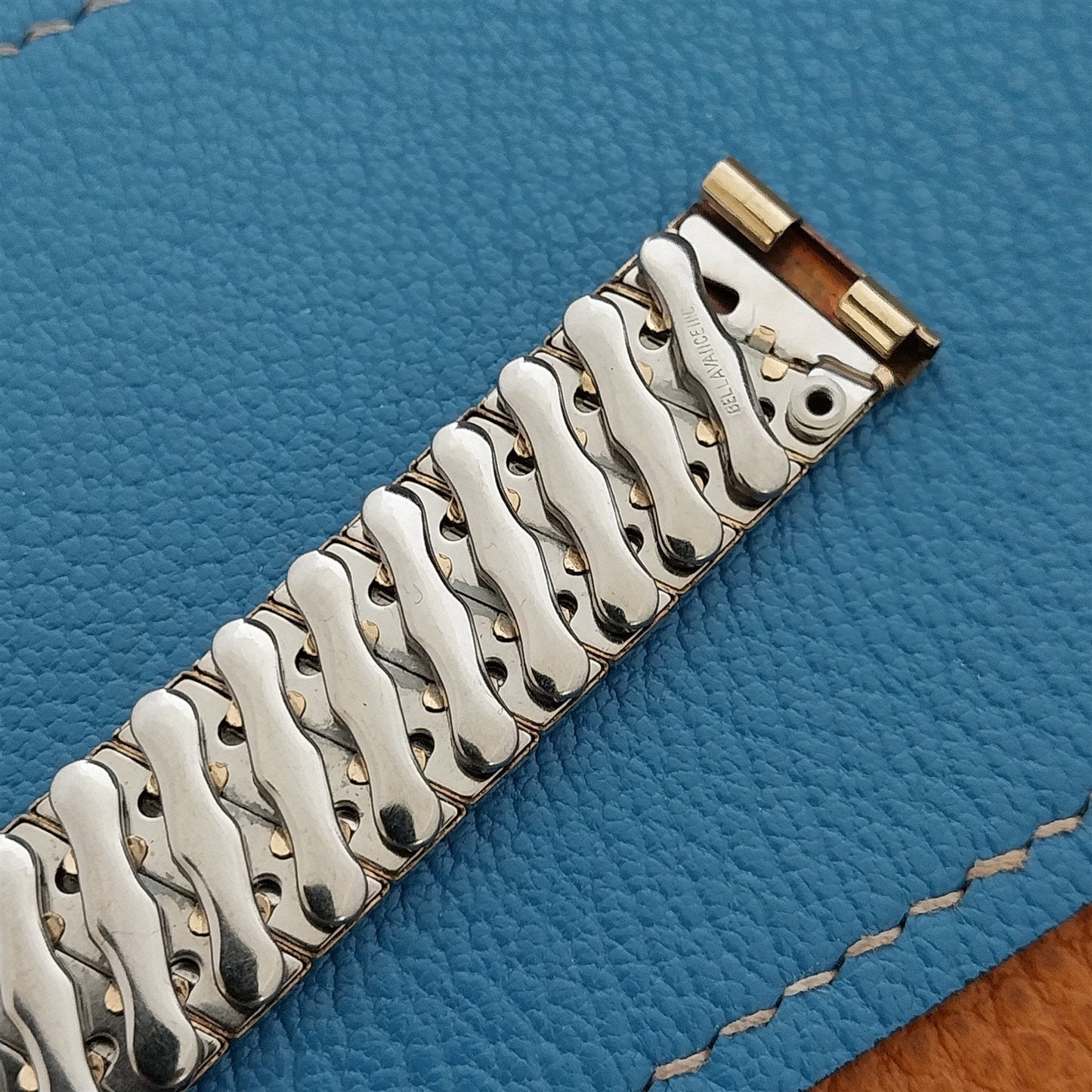 short 5/8" 10k Gold-Filled Expansion Bellavance Unused 1950s Vintage Watch Band