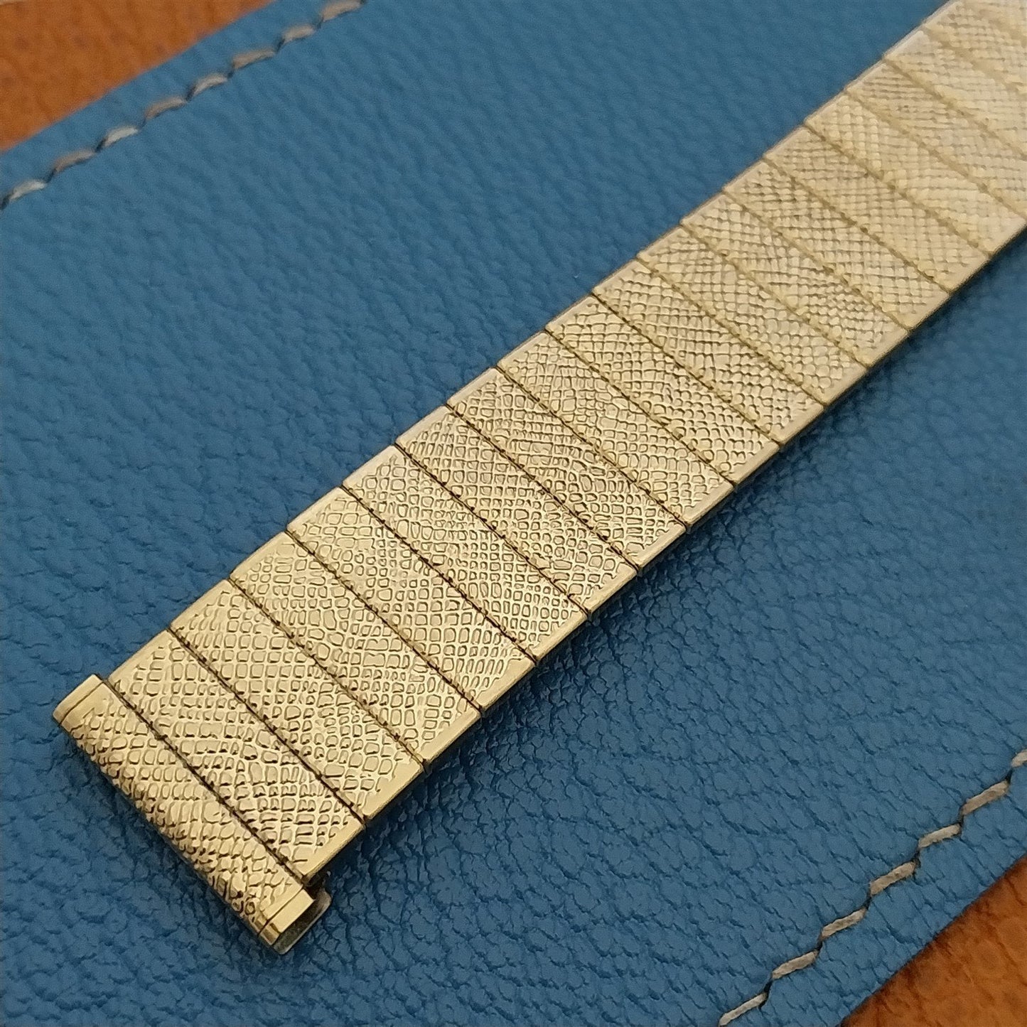 17.2mm 10k Gold-Filled 1960s Vintage Watch Band Uniflex USA Slim Expansion