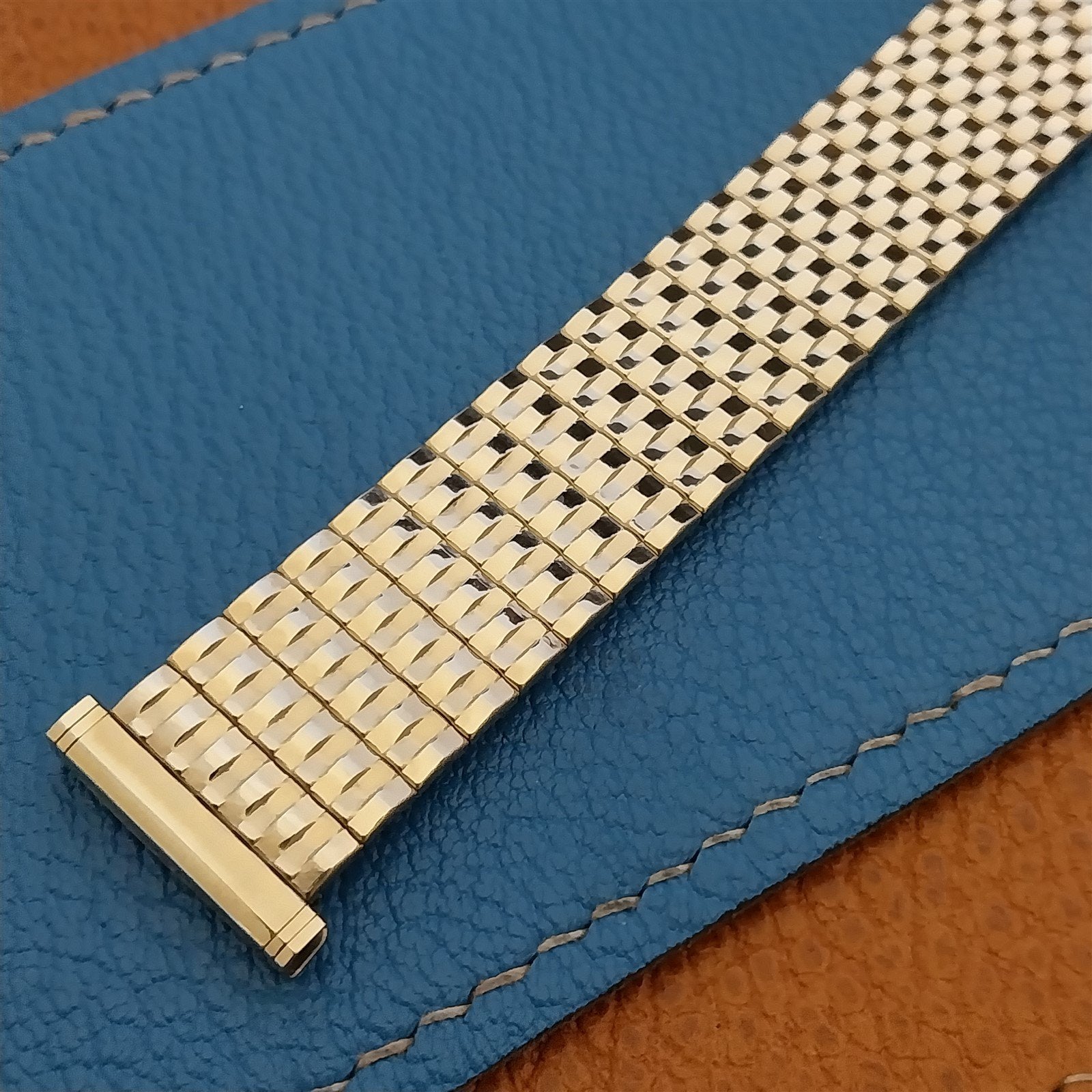 10K Gold-Filled 1960s Vintage Watch Band Uniflex Slim Expansion 16mm-19mm