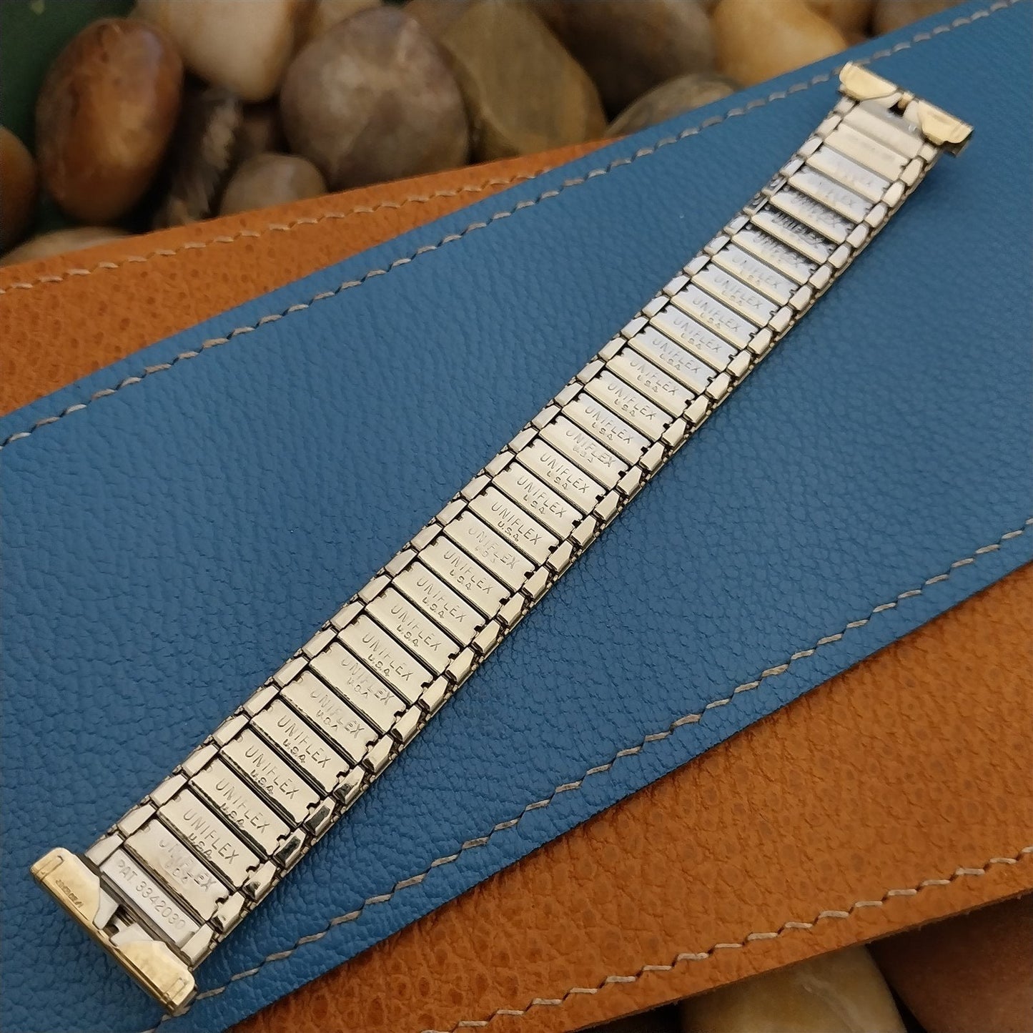 10K Gold-Filled 1960s Vintage Watch Band Uniflex Slim Expansion 16mm-19mm