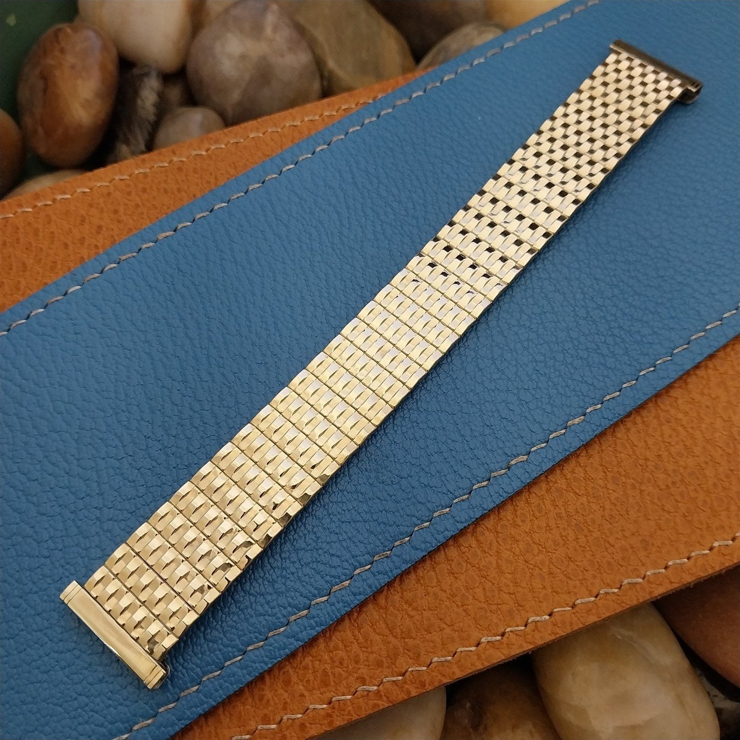 10K Gold-Filled 1960s Vintage Watch Band Uniflex Slim Expansion 16mm-19mm