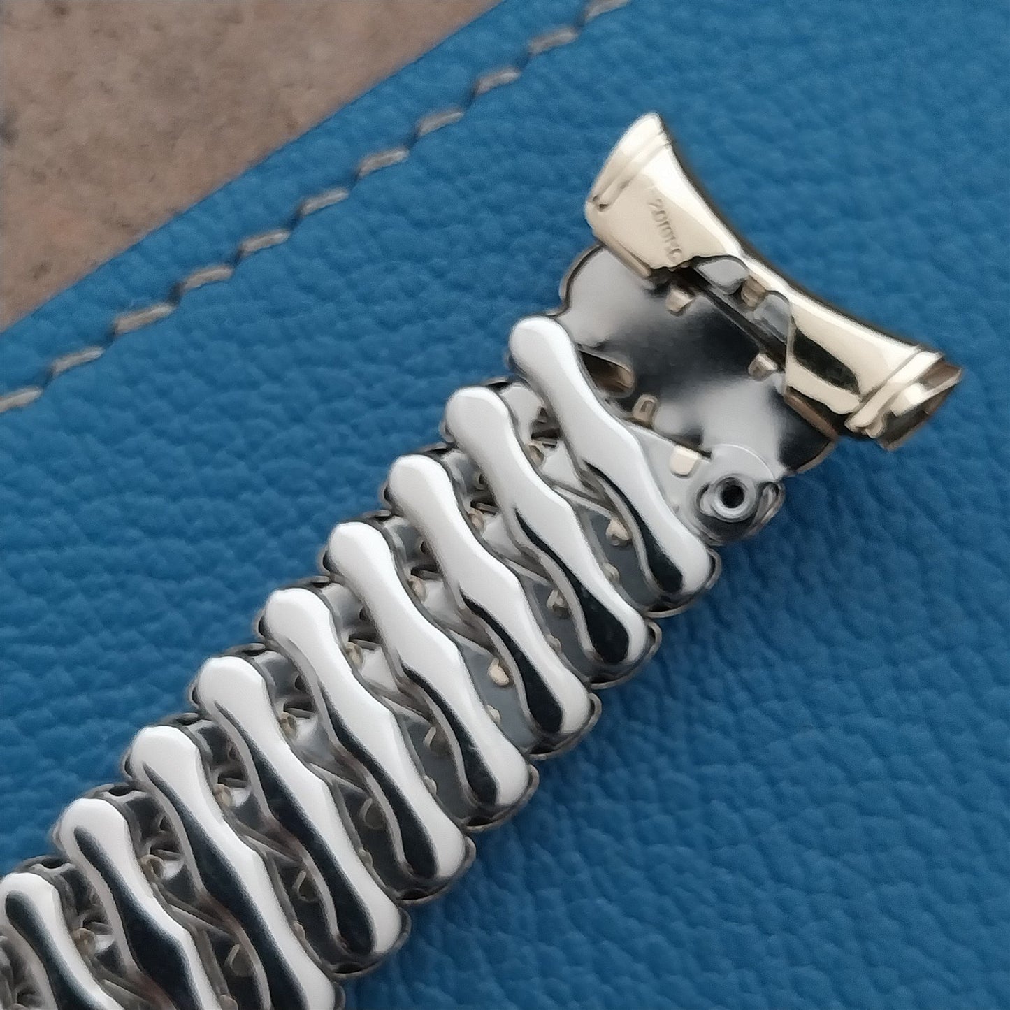 10K Gold-Filled Bellavance USA nos 1950s Vintage Watch Band 16mm-19mm