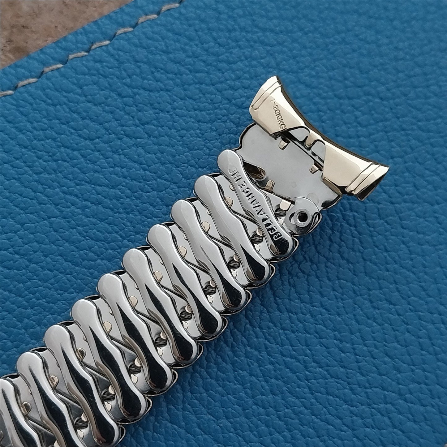 10K Gold-Filled Bellavance USA nos 1950s Vintage Watch Band 16mm-19mm