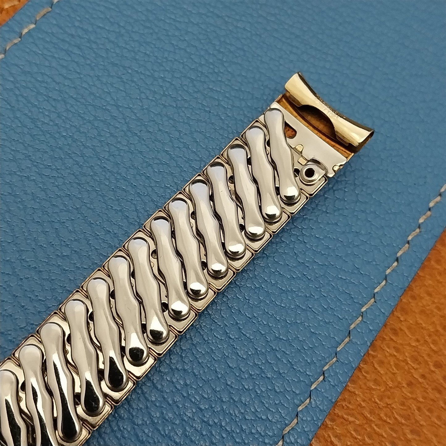 5/8" 10k Gold-Filled Expansion nos Bellavance 1950s Vintage Watch Band