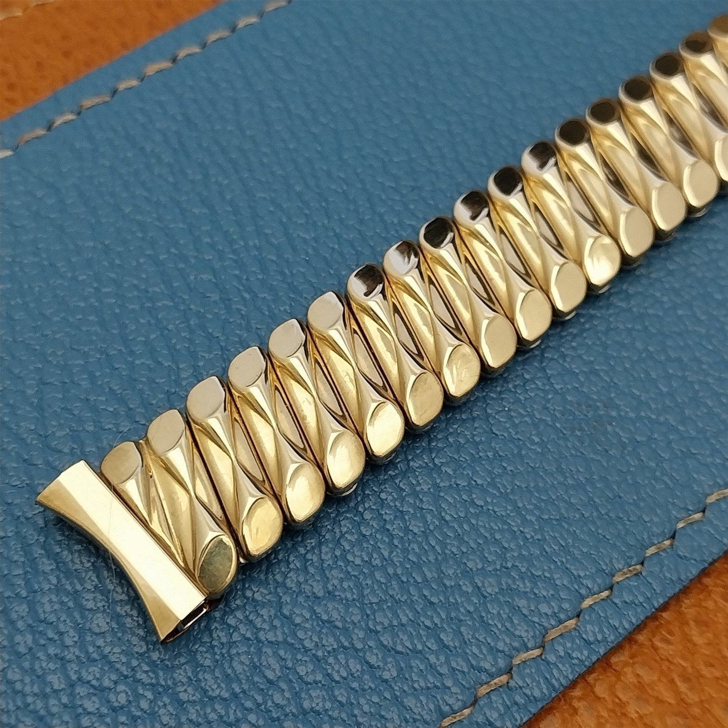 5/8" 10k Gold-Filled Expansion nos Bellavance Unused 1950s Vintage Watch Band