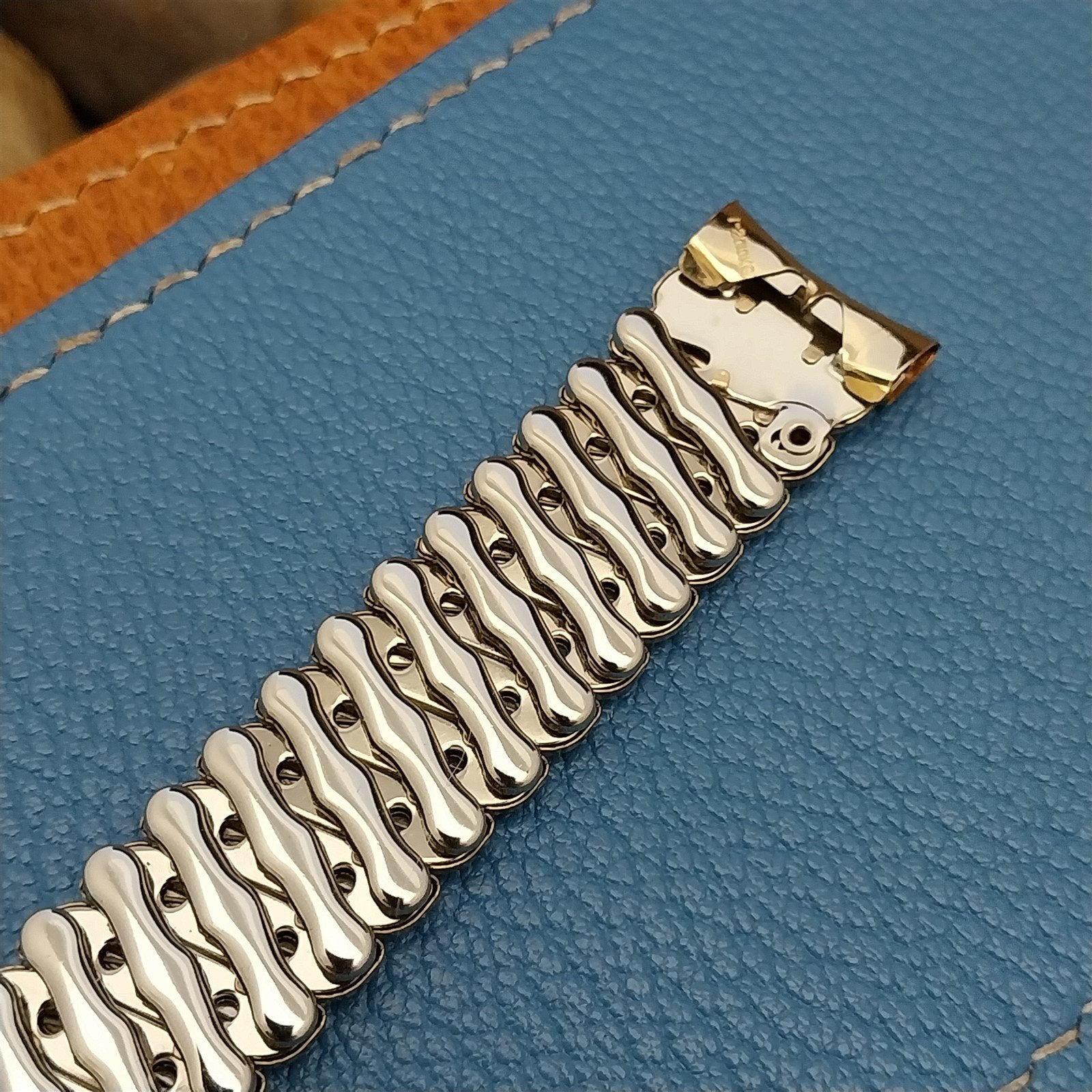 5/8" 10k Gold-Filled Expansion nos Bellavance Unused 1950s Vintage Watch Band