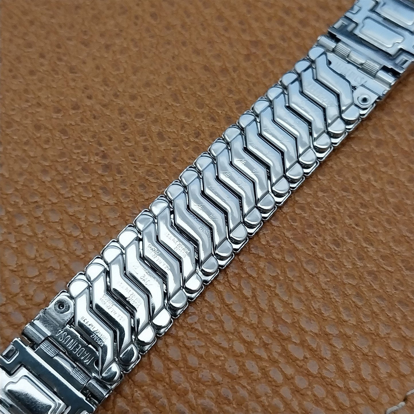 17.2mm Stainless Steel JB Champion 1960s Classic nos Vintage Watch Band