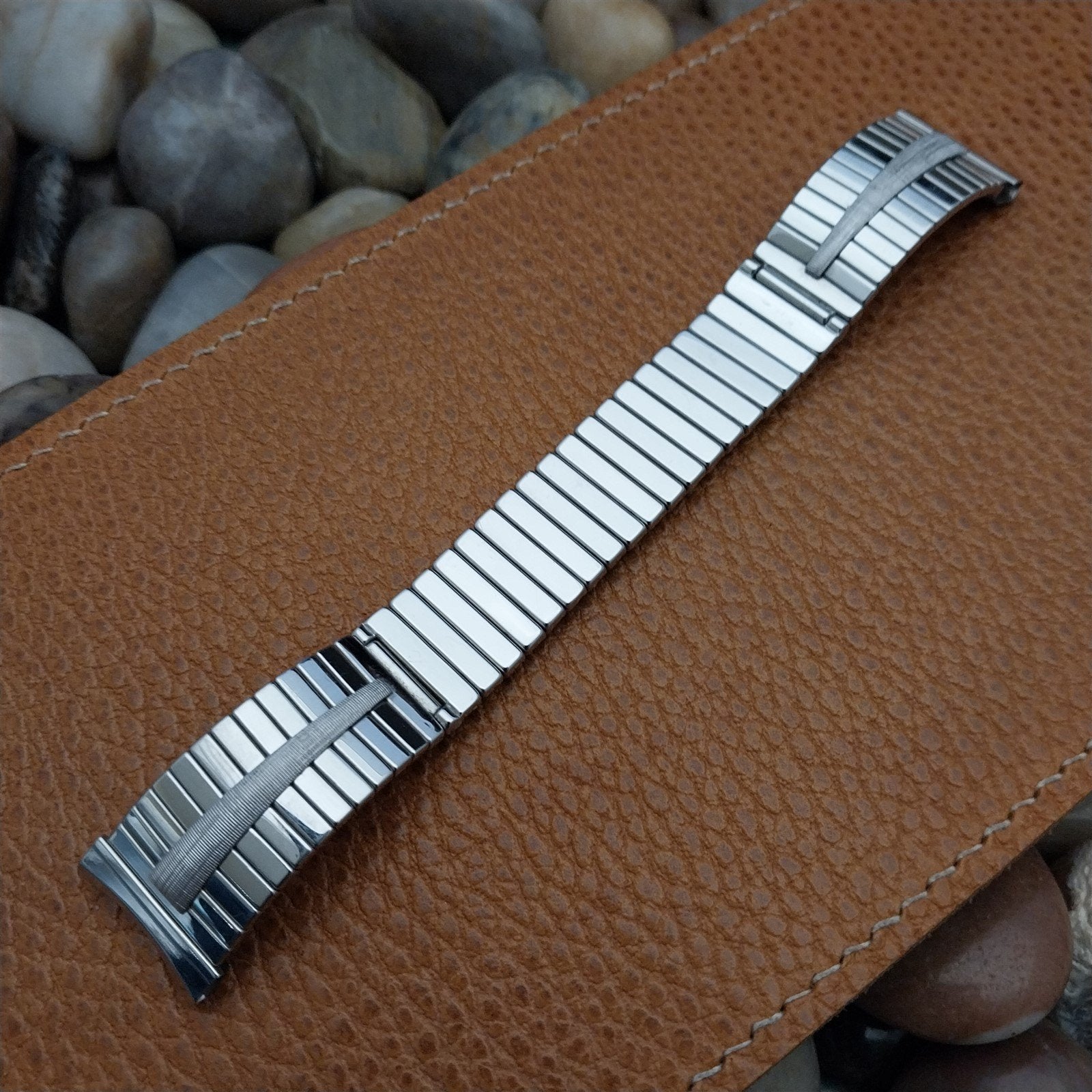 19mm 18mm 17mm JB Champion Mid-Century Stainless Steel 1950s Vintage Watch Band