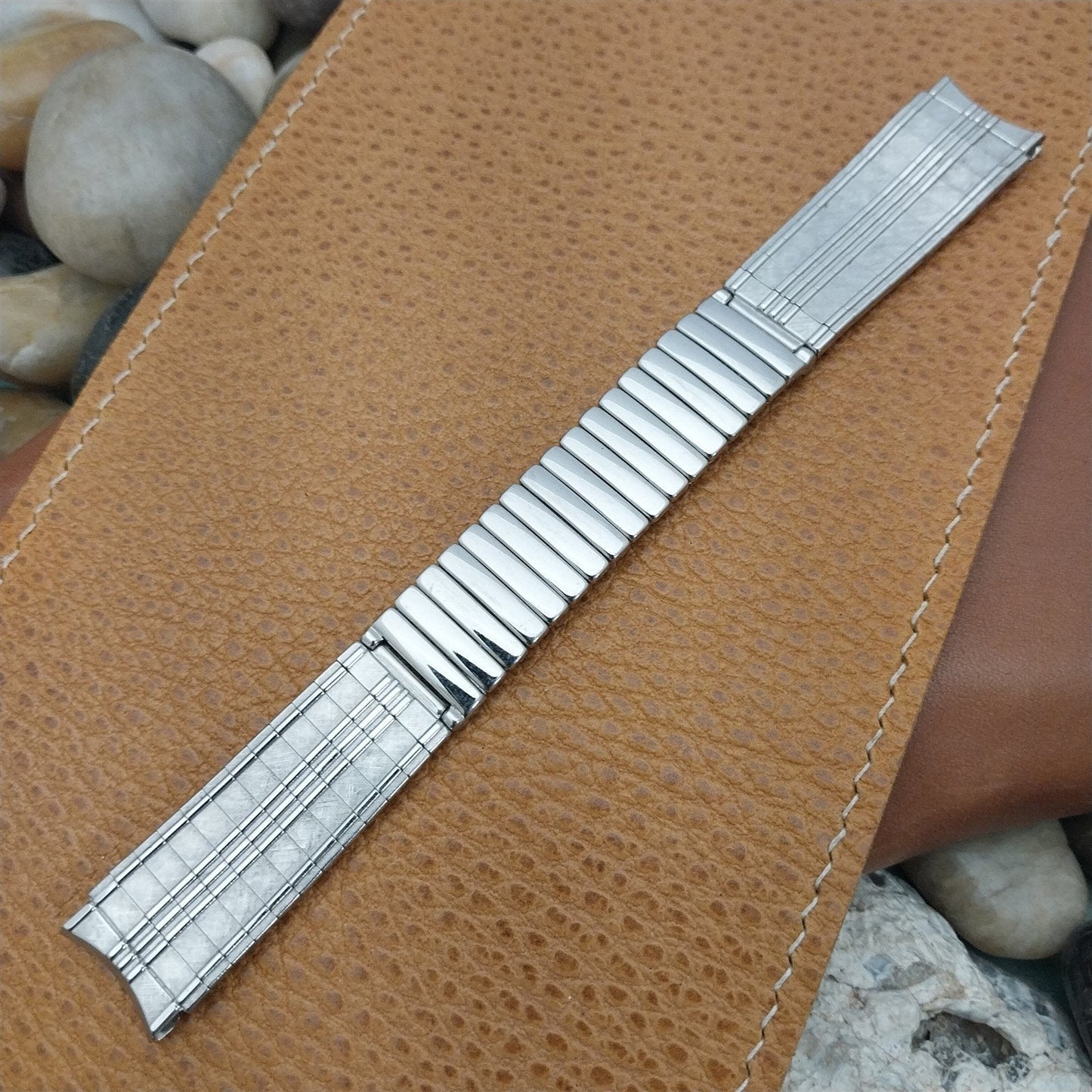 5/8" JB Champion Vintage Stainless Steel Unused Classic 1960s Watch Band